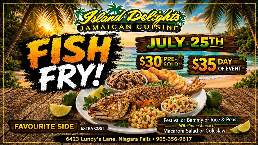 Island Delights Fish Fry promotional campaign